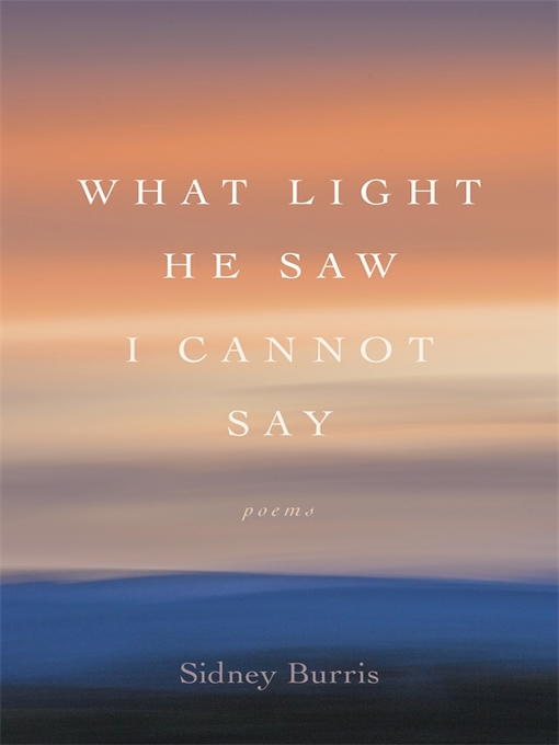 Title details for What Light He Saw I Cannot Say by Sidney Burris - Available